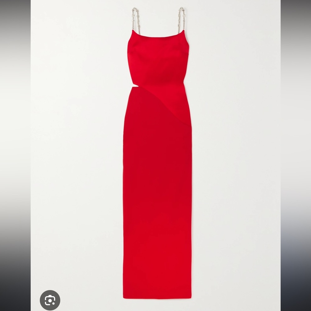 Givenchy - Embellished Cutout Crepe And Satin